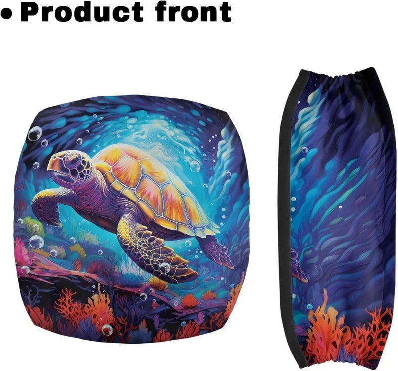 LedBack Walkers, Rollators & Accessories Sea Turtle Rollator Seat Cushion Soft Walker Seat Cover Dust Cover Walker Decorations - Image 3